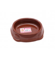Миска для животных 250мл корич (уп.60 шт)  арт.245