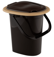 Ведро-туалет в коробке (коричневый)арт.ЭП 012726