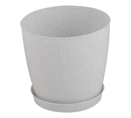 Кашпо Фиоре 8л (белый мрамор)арт.ЭП 012948