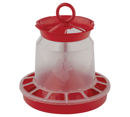 Кормушка 5 л (красный)арт.ЭП 013372 7 шт в упаковке