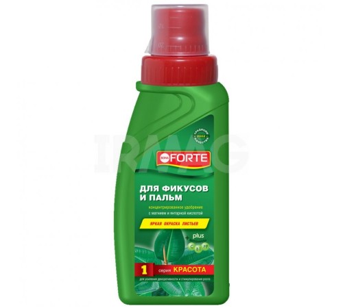 Bona Forte Красота Жидкое минеральное удобрение Для фикусов и пальм флакон 285мл/20