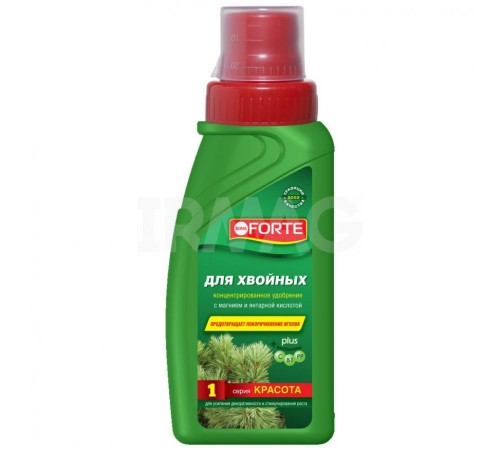 Bona Forte Красота Жидкое минеральное удобрение Для хвойных растений флакон 285мл/20