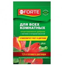 Bona Forte Красота Жидкое минеральное удобрение Для всех комнатных растений пакет 10мл (25шт)