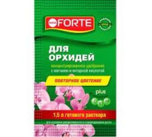 Bona Forte Красота Жидкое минеральное удобрение Для орхидей пакет 10мл (25шт)/ 75