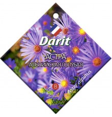 Астра Альпийская голубая, семена Дарит 0,1г (400) арт. 5637 (10/уп)