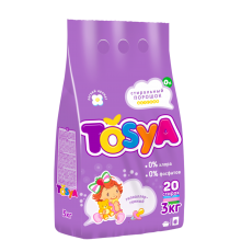 Стиральный порошок TOSYA Детский 3кг п/э (6/кор) (961)