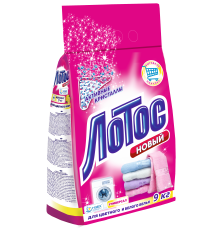 Стиральный порошок ЛОТОС Новый Универсал 9кг п/э (1/кор)  (621)