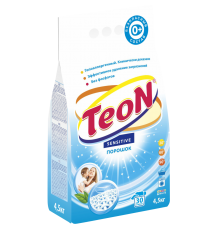 Стиральный порошок Teon Sensitive 4,5 кг (4шт/кор)  (842)