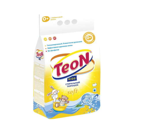 Стиральный порошок Teon Kids 6кг п/э (1/кор)  (865)