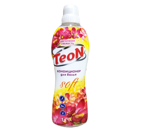 Кондиционер для белья Teon Цветочная свежесть фл. 1 л (12/кор)  (974)