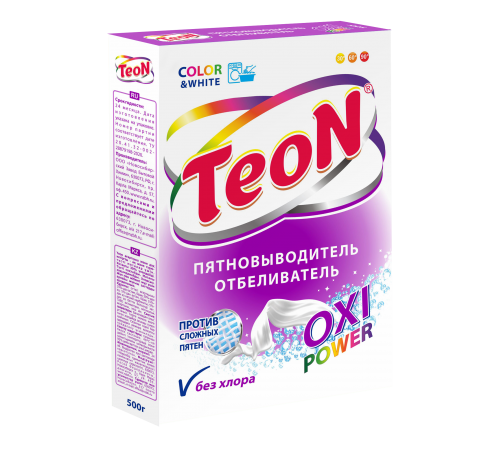 Пятновыводитель-отбеливатель Teon 500г к/п (30/кор) (889)