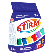 Стиральный порошок STIRAY 2,4 кг П/э (8/кор) (911 П)