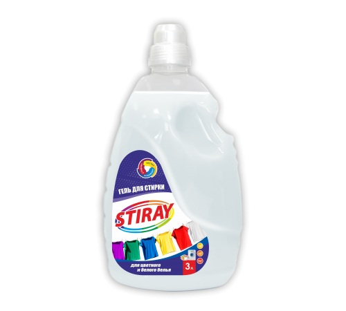 Гель для стирки STIRAY 3л фл. (3/кор) (915)