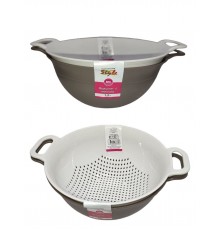 Дуршлаг с миской 1,2л арт 10237 (80шт)