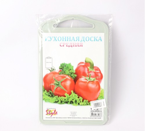 Кухонная доска средняя белая (36шт) арт.10822