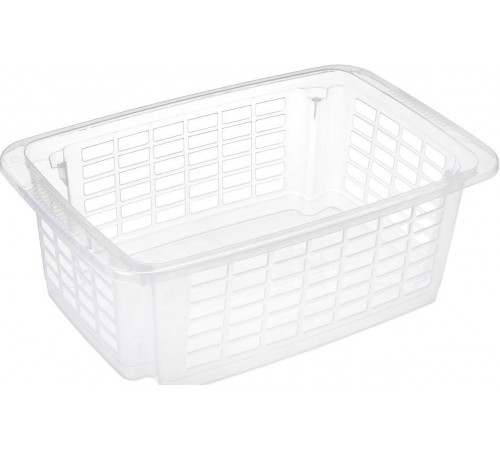 Многофункциональная корзина Стакер 12л Прозрачная (24)шт