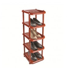 Полка для обуви 1 пара в ярусе коричневая арт.08005 (уп 6 шт)