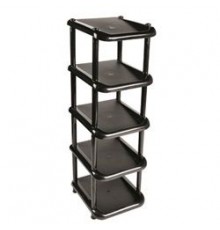 Полка для обуви 1 пара в ярусе черная арт.08000 (уп 6 шт)