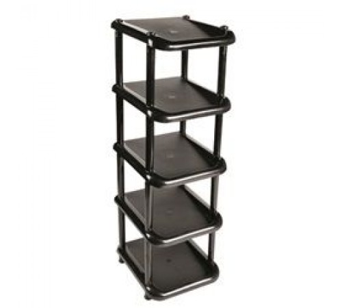 Полка для обуви 1 пара в ярусе черная арт.08000 (уп 6 шт)