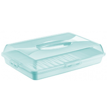 Тортница прямоугольная ментол (18шт) арт 30307