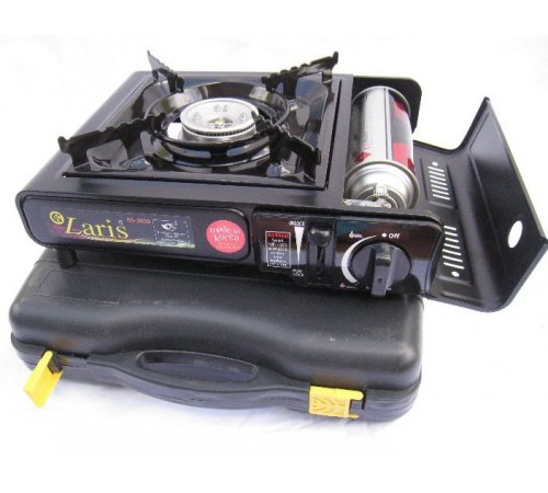 Печка-чемодан газовая горелка КЕРАМИЧЕСКАЯ "ПИКНИК" с переходником №501