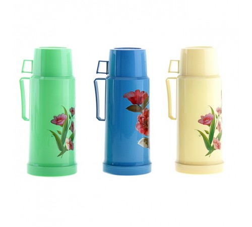 Термос 0,45  GB-8535  пластик корпус и пласт кружка №1088