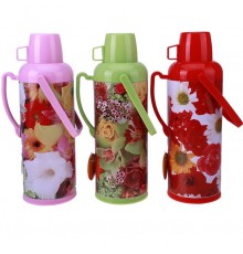 Термос 2 л стек колба  пласт корпус 1503