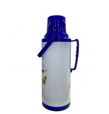 Термос 2 л стек колба  пласт корпус 5305