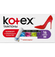 Kotex Тампоны Mini 16шт  *12