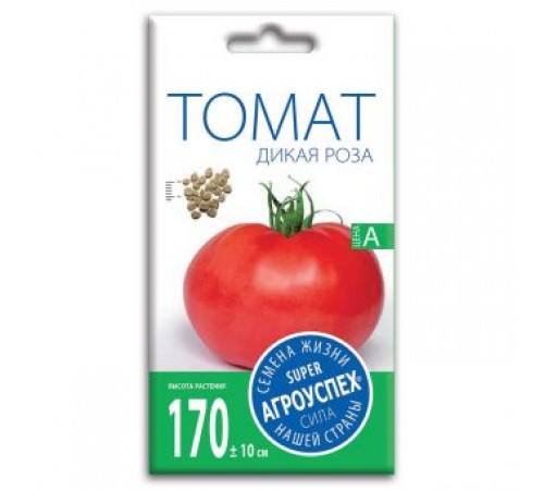 Томат Дикая роза, семена Агроуспех 0,1г (300) арт. 40487 (10/уп)