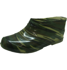 Галоши садовые мужские СЕЛИКОНОВЫЕ  голые камуфляж р.41-46  арт.043/1 (12/уп)