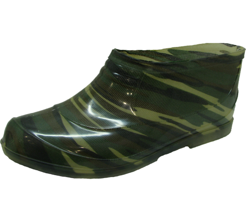 Галоши садовые мужские СЕЛИКОНОВЫЕ  голые камуфляж р.41-46  арт.043/1 (12/уп)