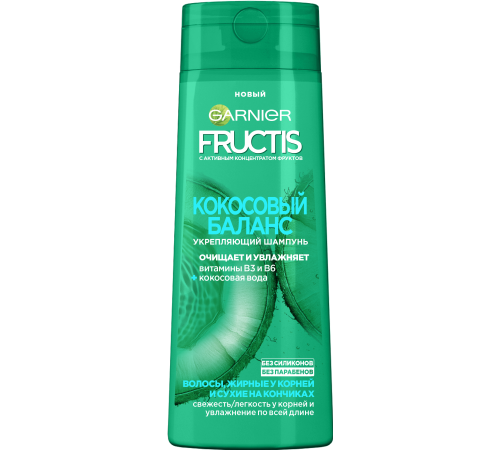 FRUCTIS Шампунь Кокосовый Баланс 400мл  *12