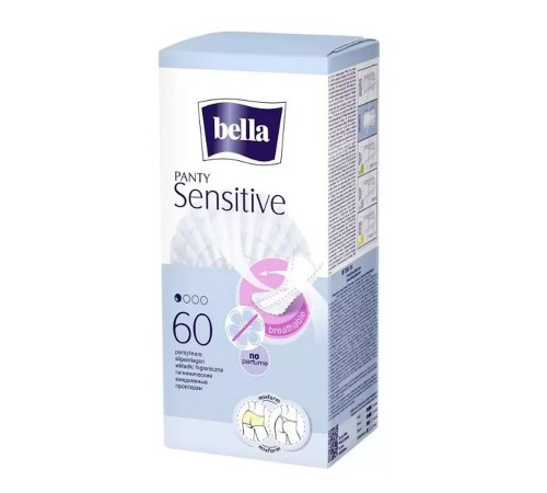 Bella Panty Sensitive Прокладки ежедневные ультратонкие 60шт  *8