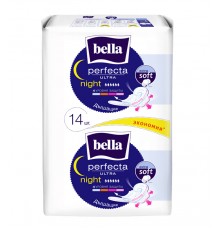 Bella Perfecta Ultra Night extra soft Прокладки ультратонкие 14шт  *14