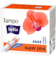 Bella Tampo Super plus Тампоны без аппликатора 8шт
