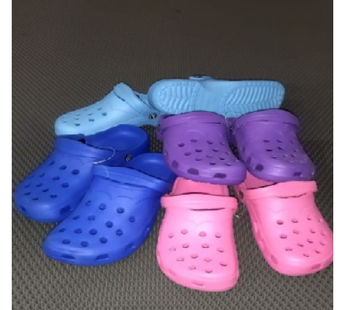 Кроксы женская  ассорти арт 159  (12шт/уп.,р.36-41)