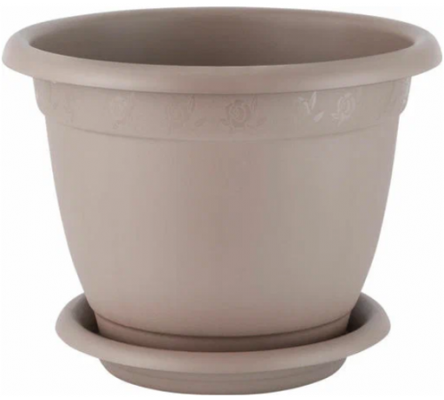 Горшок /цв. InGreen Aphrodite D 290 mm, 7,8л с подст. №6, франц. платан арт. IG420611105 в кор.12шт