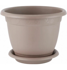 Горшок /цв. InGreen Aphrodite D 340 mm, 12,7л с подст. №7, франц. платан арт. IG420711105 в кор.5шт