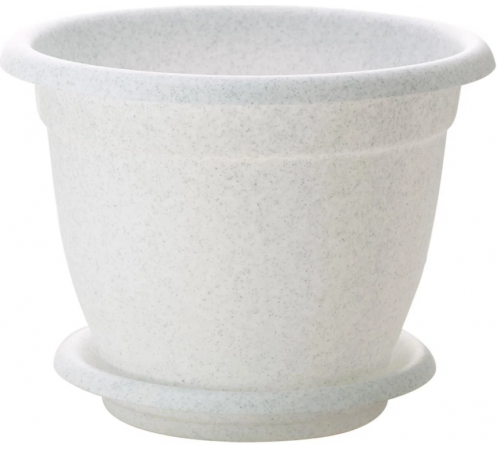 Горшок /цв. Борнео D 190 mm, 2,1л с подст. №3 мраморный арт. ING42019FМР в кор.40шт