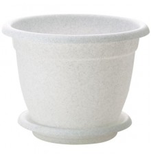 Горшок /цв. Борнео D 210 mm, 2,9л с подст. №4 мраморный арт. ING42021FМР в кор.40шт