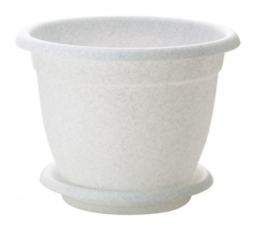 Горшок /цв. Борнео D 210 mm, 2,9л с подст. №4 мраморный арт. ING42021FМР в кор.40шт