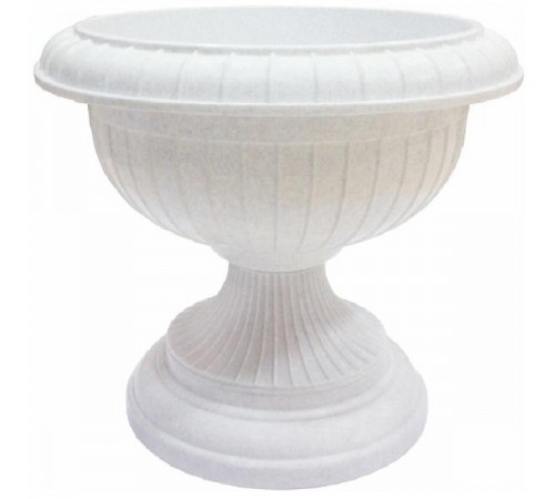 Вазон на ножке большой D 395мм/9,5л мраморный арт. ING1451МР в кор.4шт