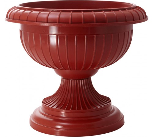 Вазон на ножке большой D 395мм/9,5л терракотовый арт. ING1451FТР в кор.4шт