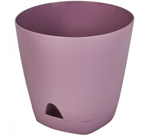 Горшок /цв.  D 140 мм/1,35л с прикорн.пол. Морозная слива арт. ING6199МС в кор.10шт