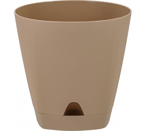 Горшок /цв. D 140мм с прикорн.пол. 1,35л мол. Шоколад арт. ING6199МШОК в кор.10шт