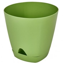 Горшок /цв. D 200 mm/4l с прикорн.пол. оливковый арт. ING6201ОЛ в кор.6шт