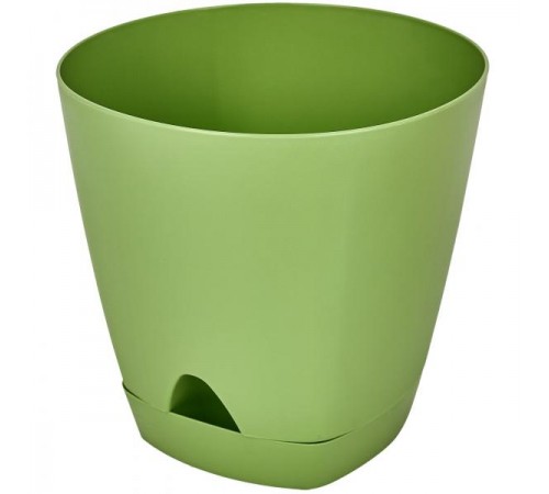 Горшок /цв. D 200 mm/4l с прикорн.пол. оливковый арт. ING6201ОЛ в кор.6шт