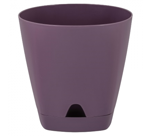 Горшок /цв. D 200 мм/4л с прикорн.пол. Морозная слива арт. ING6201МС в кор.6шт