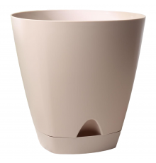 Горшок /цв. D 200мм с прикорн.пол. 4 л  Сливочный арт. ING6201СЛ в кор.6шт